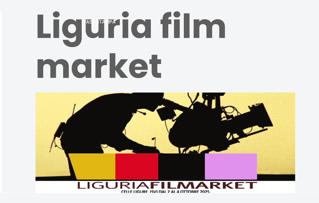 CineUtopia.eu presentato al 1º Liguria Film Market